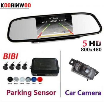 Koorinwoo Dual Core Auto Parktronic 5-Inch Mirror Monitor