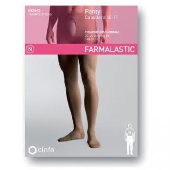 Farmalastic Panty Caballero Compresión Normal Beige T-EXG