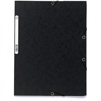 Exacompta Europa Black Elastic Folder