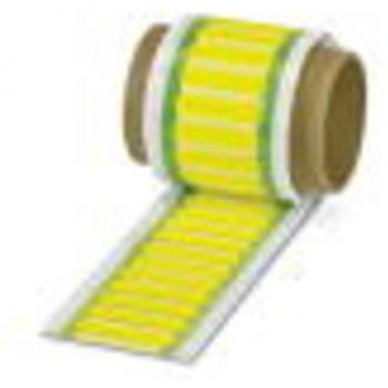 Étiquette Jaune pour Gaine Thermorétractable 60x10 mm
