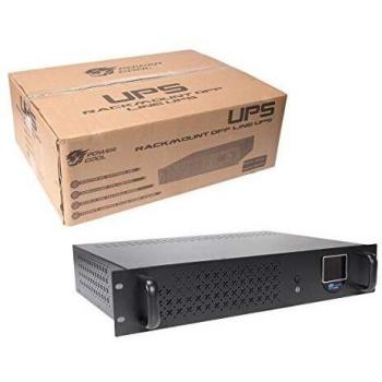 Powercool Off-Line 850VA 2U Rackmountable UPS, 510W, AVR Energy Saving, DC Cold Start, Alarm, 1x UK Socket, 3x IEC, 2x RJ45, 1x USB