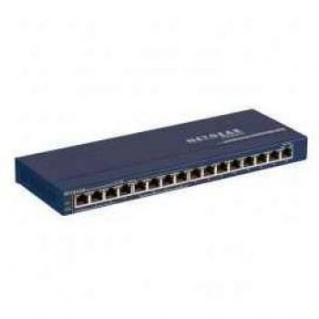 Switch Netgear FS116PEU Ethernet Rápido (10/100) con PoE