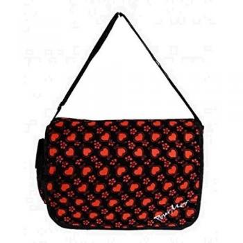 Pour Moi Ladies A4 Suede Heart Bag