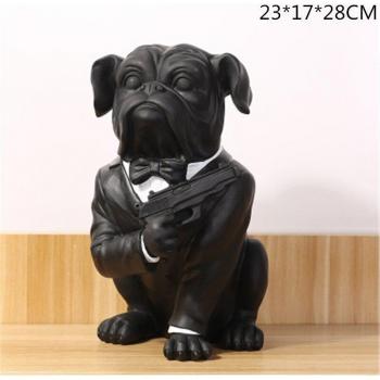 DecoPet Bulldog Francés en Resina, Figuras de Animales 3D