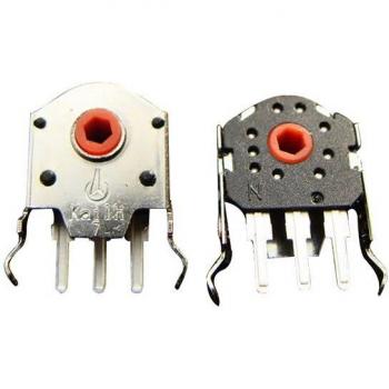 Mouse Wheel Encoder Repair Part, Red Core, 7/9/10/11mm