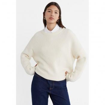 Stradivarius Vanilla Knit Sweater S
