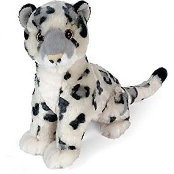 PELUCHE ECO FRIENDLY 27581 LEOPARDO DELLE NEVI SEDUTO 30 CM