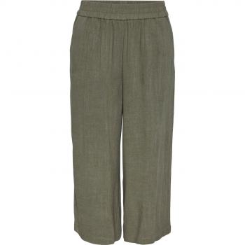 Pieces Culotte Fit Pantalones de Cintura Alta