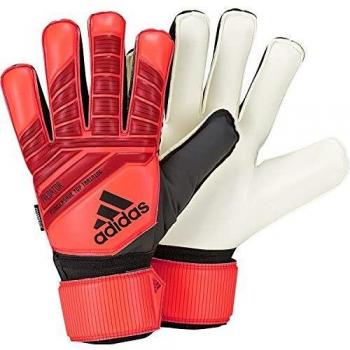 Adidas Herren Predator Top Training Fingersave Fußball-Torwart-Handschuhe – Active Red/Black/Solar Red, Größe 10,5