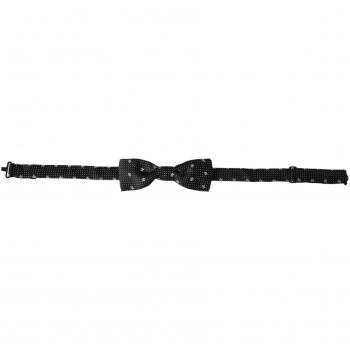 Classic Black Silk Bow Tie