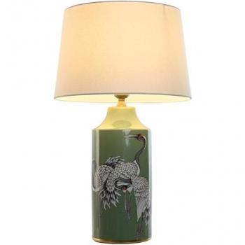 Lámpara de mesa cerámica dorada 50W