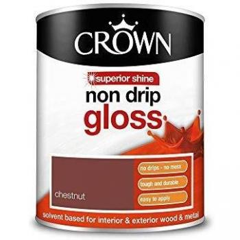 Crown Paint Non Drip Gloss 750ml Interior Metal All Colours