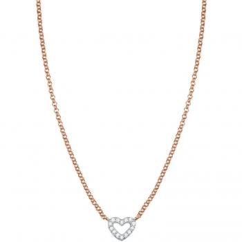 Pico Love Damen-Erbskette 925 Silber Rhodiniert, 42 cm – Esprit ESNL93375C420