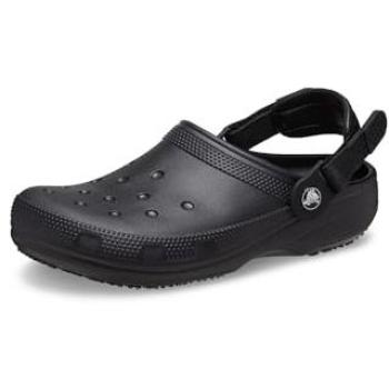 Crocs Sabots de Travail Classic Noir en Thermoplastique