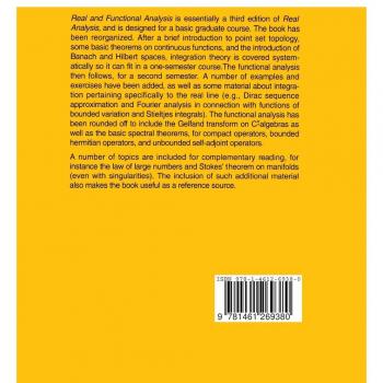 Real and Functional Analysis