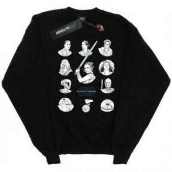 Sudadera Mujer Guerra de las Galaxias: El Ascenso de Skywalker Resistencia Personajes