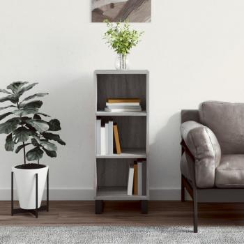 Vidaxl Grey Sonoma Sideboard 34.5x32.5x90 cm Engineered Wood