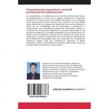 Ortiz del Pino, Angel Rogelio: Competencias específicas y el perfil profesional del adminstrador
