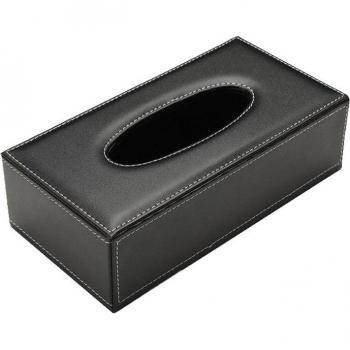 PU Leather Tissue Box Case