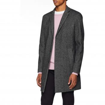 Manteau en laine Jack & Jones, Jprmorten STS, Gris, Medium Homme
