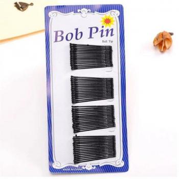 Épingle à cheveux noire, discrète, 60 unités – Boucles et barres