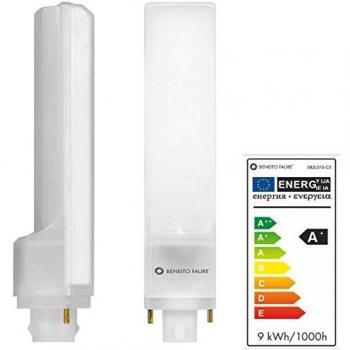 CALA PL 9W G24 2 PINS LED 220V 135º Blanc chaud Beneito Fa