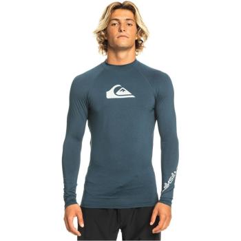 Quiksilver All Time T-Shirt a Maniche Lunghe in Lycra Blu