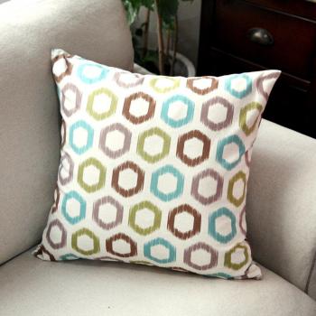 Geometric design lumbar pillow 30x45cm