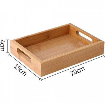 Simple Bamboo Tray for Tea and Dinner