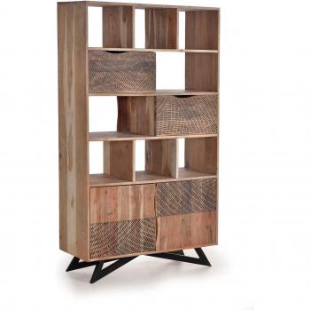 Estante de Madera Acacia y Metal Nativo Giner & Colomer