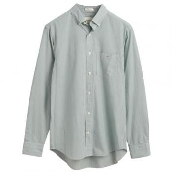 Chemise vert clair à rayures Banker Stripe – 3XL, popeline, coton, homme