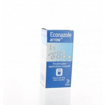 Econazole GERDA 1% Poudre pour application cutanée