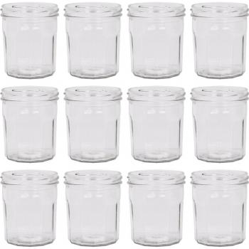 Argon Tableware Glass Preserve Jars with Lids