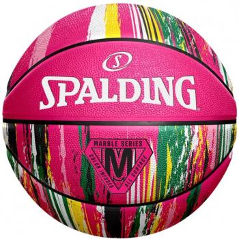 Unisexe Spalding Ballon 84402Z – Rose, Marbre