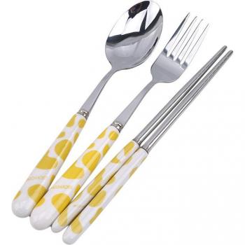 Set de couverts en céramique pour petits gourmets