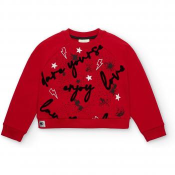 Sudadera Estilo Tropical Rojo