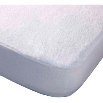 Capa de protección para colchón rizado Donegal blanco, 150 cm