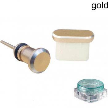 USB Type-C Anti Dust Plug Set with 3.5mm Earphone Jack for Samsung Galaxy S9, S10 Plus, Huawei, Xiaomi
