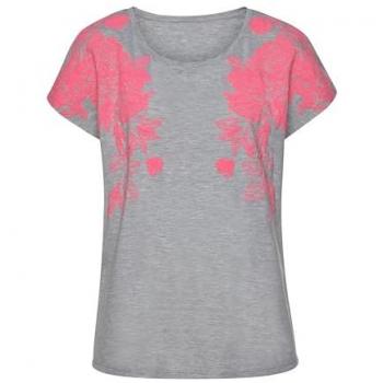 Vivance T-Shirt, mit Neonprint, Kurzarmshirt, lockere Passform