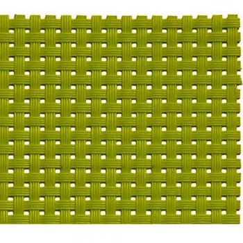 Set de table vert 33x45 cm en PVC tressé