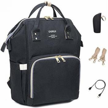 Wasserdichte Babytasche mit großer Kapazität und Kinderwagenriemen