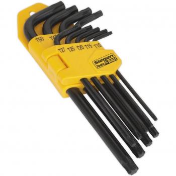 T-Star (Torx) Key Set, 9-Piece, Long Arm