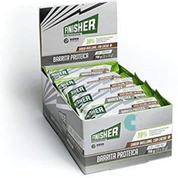 Barrita proteica con sabor a avellana con cobertura de chocolate con leche 20 unidades (Avellana