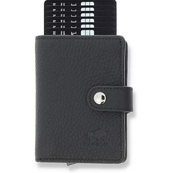 Solo Pelle Q-Wallet Geldbörse mit integriertem Kartenetui und RFID-Schutz
