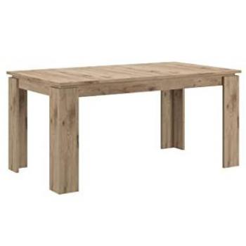 Ausziehbarer Esstisch Titan 160 (200) × 90 cm – Nox Oak Design