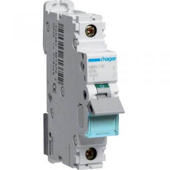 Hager NBN116 1-polig B 16A Leitungsschutzschalter 10kA