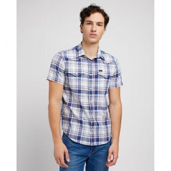 Camicia Lee Blu Medievale a Maniche Lunghe M