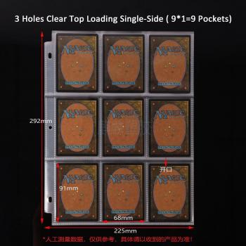 30-Pack Plastic Trading Card Protectors