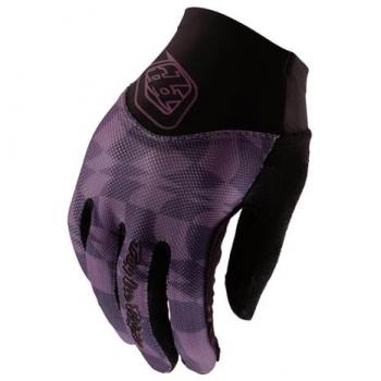 Guanti Da Corsa Lee Ace Twisted Checkers Donna Nero-Porpo L