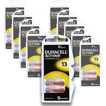 Piles Activair Numéro 13, Pack de 6 (Duracell)